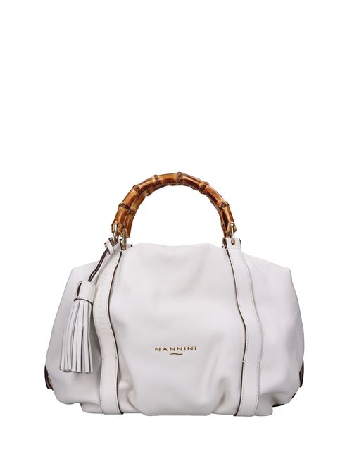 Borsa in pelle NANNINI | 18227COFF WHITE